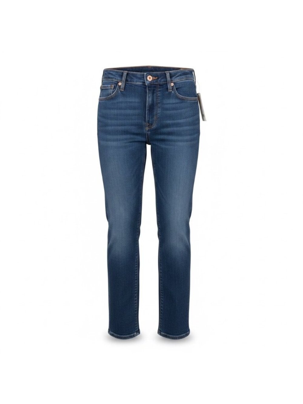 Gap Womens Blue 90s Straight Low-Rise Jeans Slim Fit Stretchy Size 26